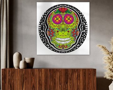 Sugar Skull by Esther  van den Dool