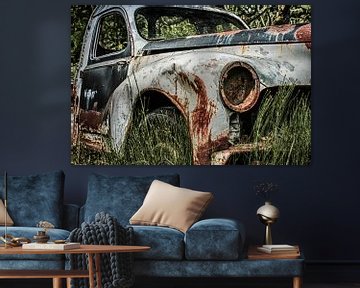 Old rusty Peugeot van Freddy Hoevers