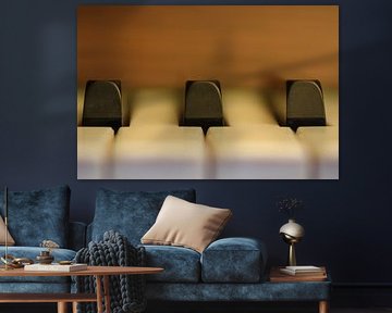 De zachte kleuren van de piano by Patje Roose