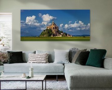 Panorama Mont Saint-Michel, Normandie, Frankreich