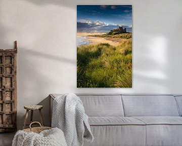Château de Bamburgh, Northumberland, Angleterre