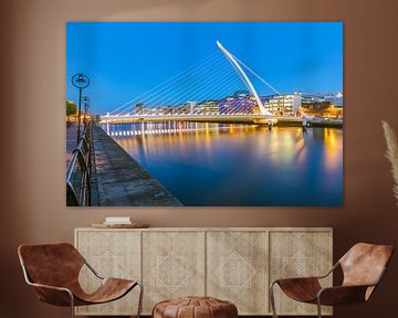 Samuel Beckett Bridge, Dublin, Ireland by Henk Meijer Photography