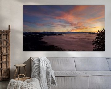 Alps Above The Sea Of Clouds