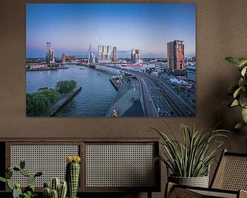 skyline rotterdam von Michael van Dam