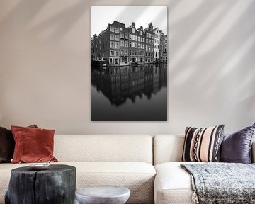 Maisons du canal d'Amsterdam sur Albert Mendelewski