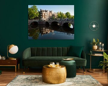 Leidsegrecht and Keizergracht Amsterdam by Tom Elst