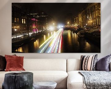 Amsterdam canals as highway by Gaby  van der Peijl