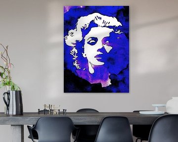MarilynBlue by Lucienne van Leijen