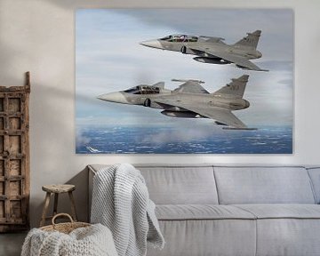 Swedish Air Force JAS-39 Gripen by Dirk Jan de Ridder - Ridder Aero Media