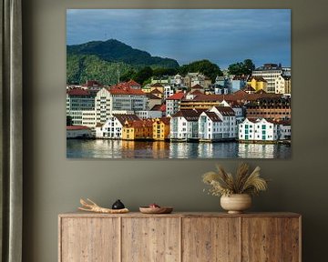 Blick auf die Stadt Bergen in Norwegen von Rico Ködder