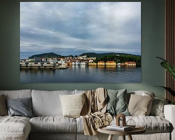 View to the city Bergen in Norway by Rico Ködder