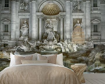 the Trevi-Fountain by Joachim G. Pinkawa