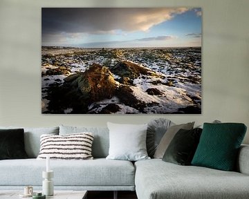 Vulkanische Landschaft in Island