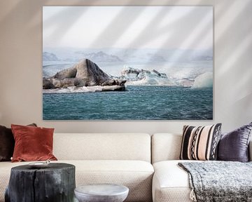 Gletsjermeer in IJsland by Marcel Alsemgeest