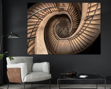 Double Screw Staircase by Olivier Photography