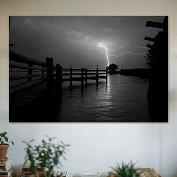 Thunderstorm above the Palendijk
