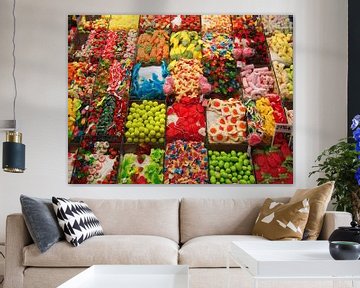 Kleurrijk snoepgoed in de snoepwinkel van iPics Photography