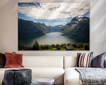 Geirangerfjord in Noorwegen van Marcel Alsemgeest