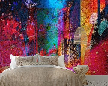 Modern, Abstract Digital Artwork - Close To The Madness by Art By Dominic