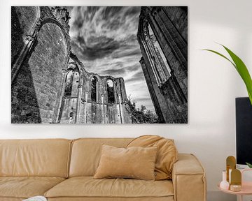 Oude kerk en abdij ruïnes Tranchelion Les Roches van Fotografiecor .nl
