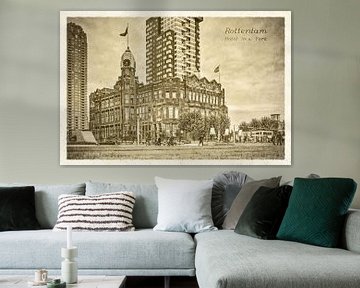 Carte postale d'époque: Hotel New York sur Frans Blok