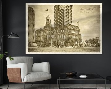 Oude ansichten: Hotel New York van Frans Blok