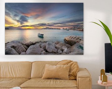 Leinwandbild FWE Poster bilderfelix® Bild auf Leinwand Erstaunlicher Strand auf der Adria Insel BRAC in Kroatien Wandbild