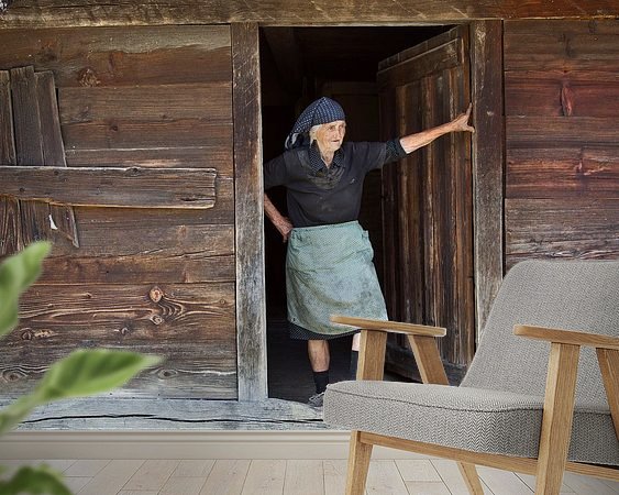 Example of the artwork in a room