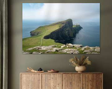 Sheep in front of Neist Point by Roelof Nijholt