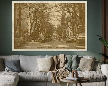 Vintage Ansichtskarte: Rotterdam, Witte de With-Straße