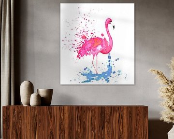 Flamingo by Jolanda Berbee