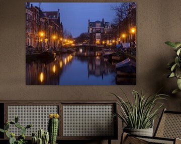 De Oude Rijn in Leiden