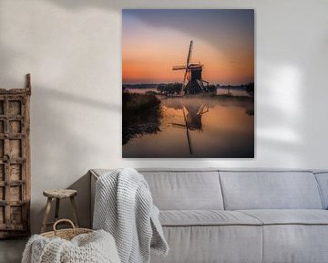 Kinderdijk von Herman van den Berge