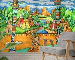 Example of the artwork in a room