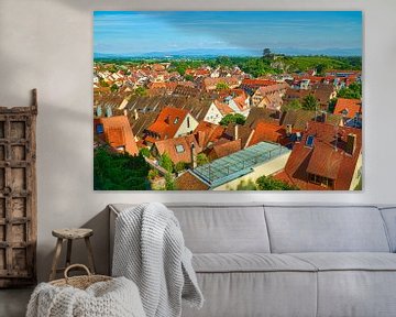 Blick auf die Stadt Breisach von Photo Art Thomas Klee