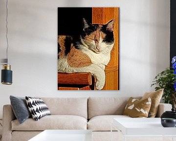 patches of cat by Joke te Grotenhuis