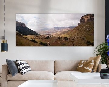 The Amphitheater - the Northern Drakensberg by Lotje Hondius