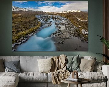 Brúarfoss, Iceland.