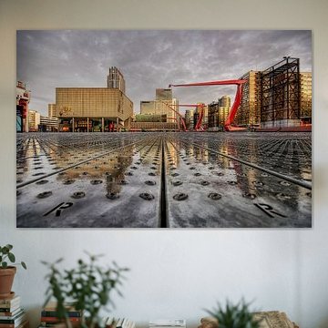 La place du théâtre glacée