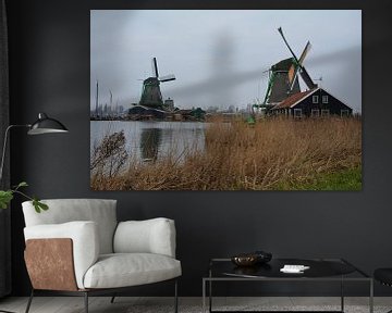 De Hollandse molens van de Zaanse schans  van Jeroen Tiggelaar