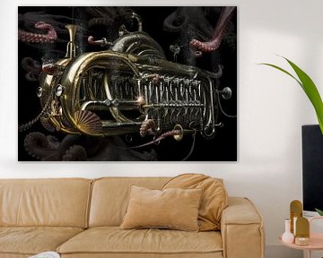 Steampunk trompet van Olaf Bruhn