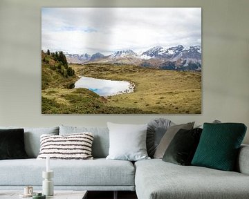 berglandschap Arosa, Zwitseland van Marieke Vroom