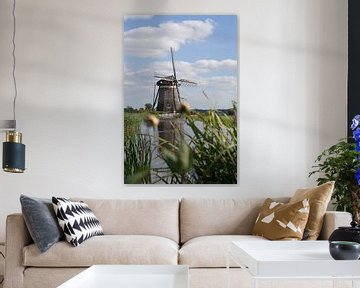 Bloem met molen van Ronald Blonk