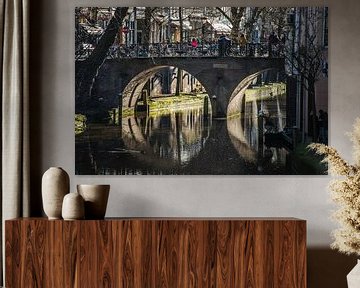 View on Oude Gracht in Utrecht by Patrick Verhoef