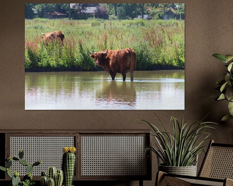 Example of the artwork in a room