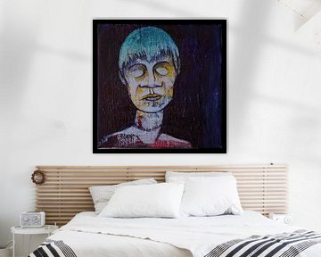 Slapend Portret van Kuba Bartyński