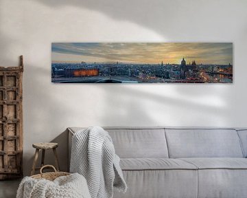 Skyline Amsterdam von Peter Bartelings