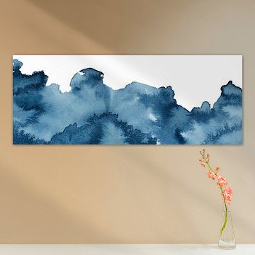 Laissez entrer l'océan | Peinture à l'aquarelle sur WatercolorWall