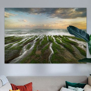 Récif de Laomei, côte nord de Taiwan.