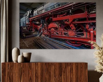 Locomotief Stoomdepot Rotterdam van Mario Brussé Fotografie